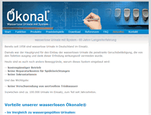 Tablet Screenshot of oekonal.de